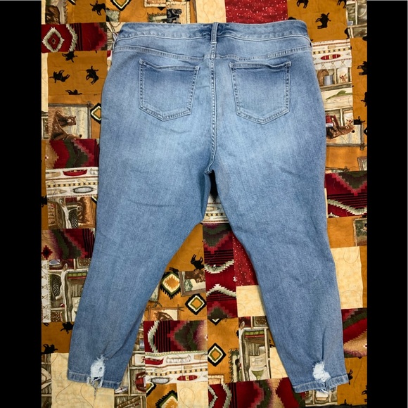 SOLD Torrid distressed denim jeans 16XS - Picture 3 of 5